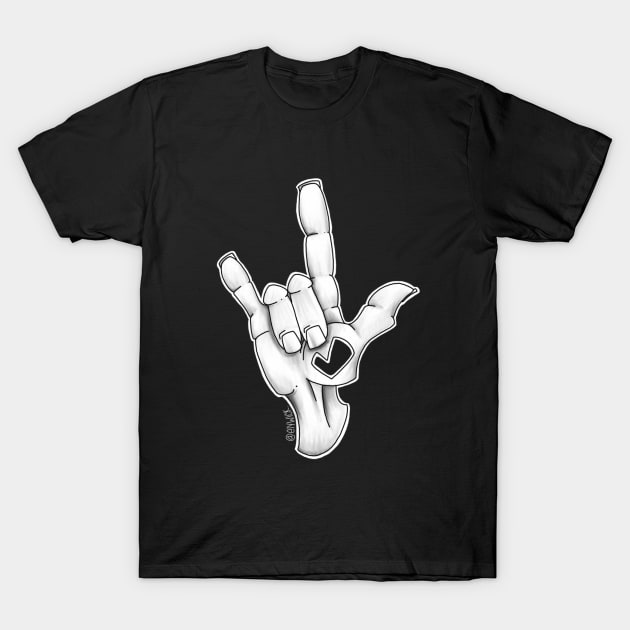 asl.love T-Shirt by elywick